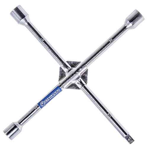 Ключ балонний хрестовий посилений 17x19x21x1/2" СТАНДАРТ KBK2 Чернігів