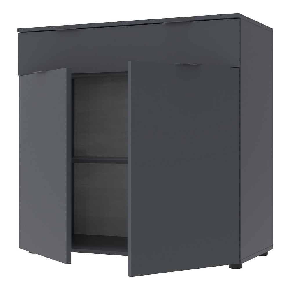 Комод в гостиную Doros Рон 2 80х38х100 см Графит (DRS-011295) Днепр - изображение 2