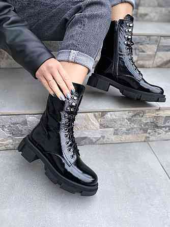 SOTHBY'S Черевики жіночі Sothby's чорні шкіра лакована 37/39р. (M-1730 4195) Коломыя