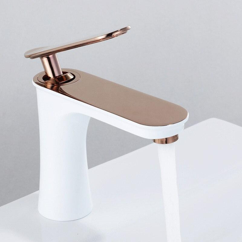 Змішувач для умивальника кран у ванну одноважільний WanFan люкс якості Білий Кам'янець-Подільський - фото 2