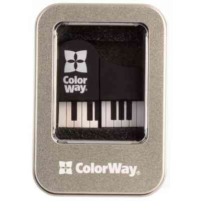 USB флеш накопитель ColorWay Piano 64 GB 3.0 Black (CW-USBPO64) Винница