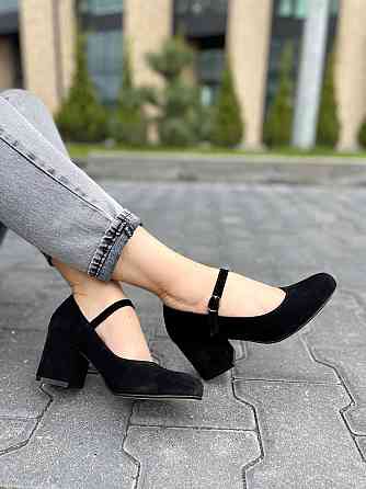 Nivelle Туфлі жіночі NIVELLE чорні натуральна замша каблук 6 см 36р.37р.38р. (1766/6030-6049) Коломия