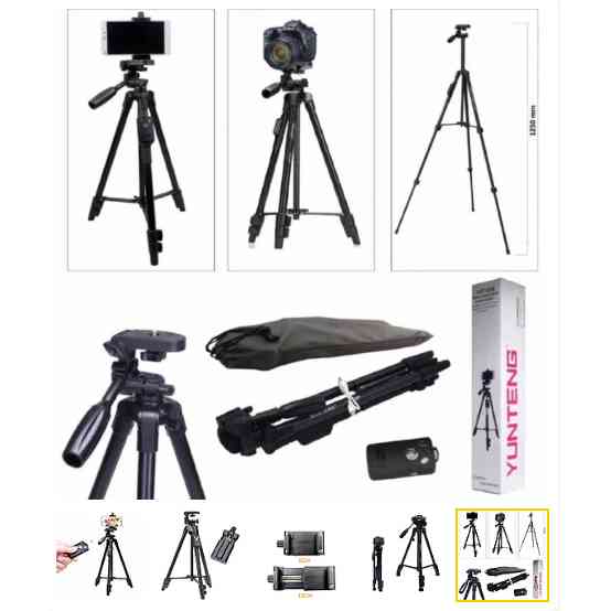 Штативи для фото камери TRIPOD 3388 + пульт, Штатив для знімання з телефона Штатив телефона гарний IM-70 Львів