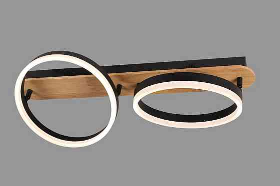 VALESO Люстра Стельова VALESO LED 77080-2L Чорна/Дерево Коломия