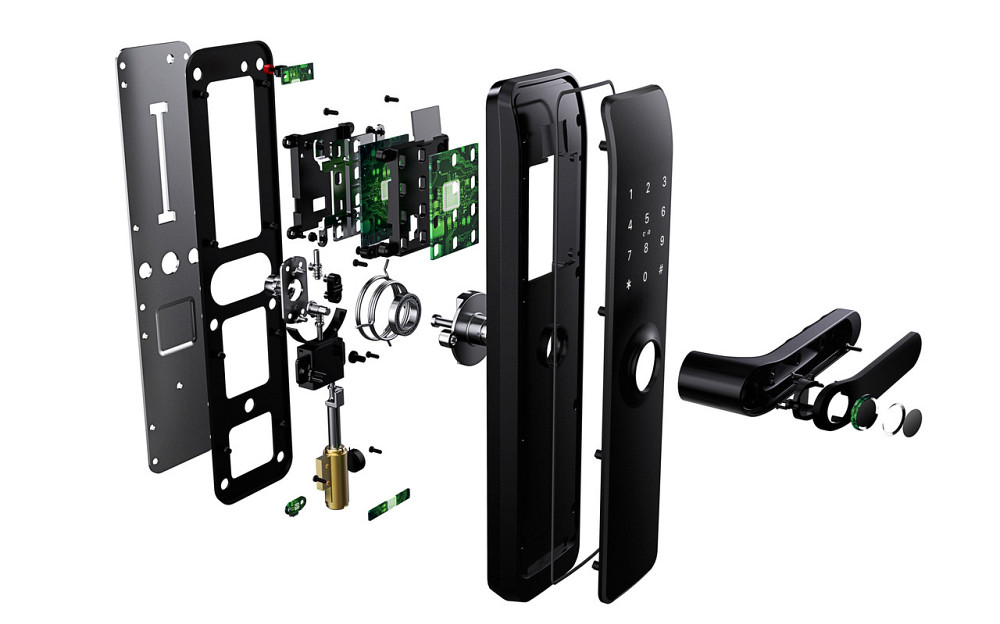 Умный дверной биометрический замок SEVEN LOCK SL-7767BFW-T Киев - изображение 6