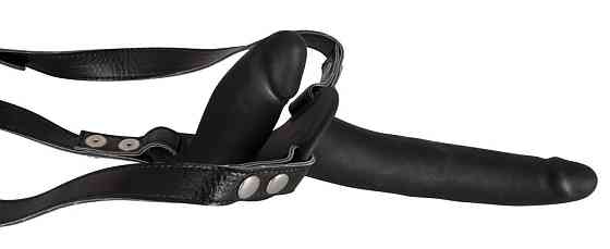 Страпон - Double Strap On Black Silicone Sex Aura Київ