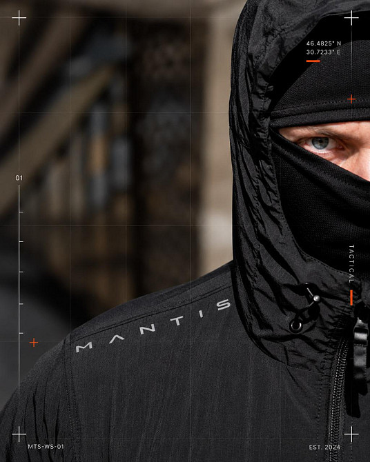 Мужская куртка ветровка MANTIS Void черная непромокаемая с вентиляцией и чехлом XL Одесса - изображение 9