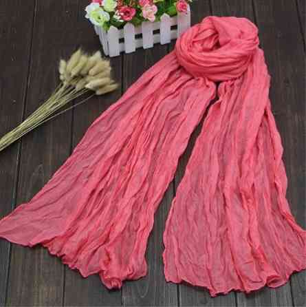 Женский коралловый шарф - 170*43см Киев