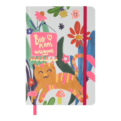 Книга записна ZiBi Animals A5 в клітинку тверда обкладинка на резинці 96 аркушів, біла (ZB.115101) Вінниця - фото 1