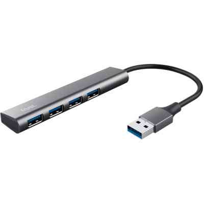 Концентратор Halyx 4-Port USB-A 3.2 Grey Trust (24947_TRUST) Вінниця