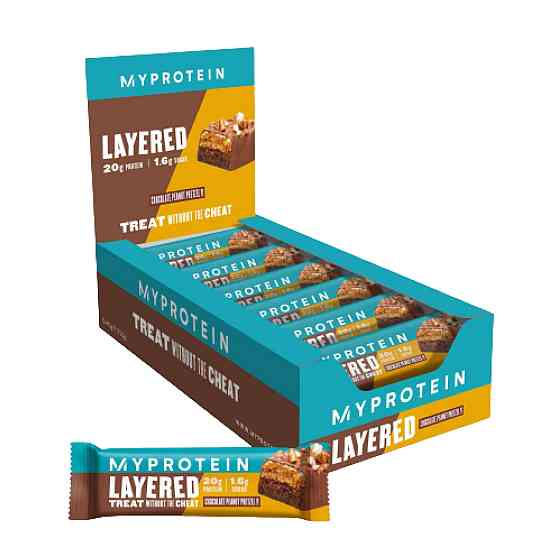 Retail Layered Bar - 12x60g Chocolate Peanut Pretzel Київ