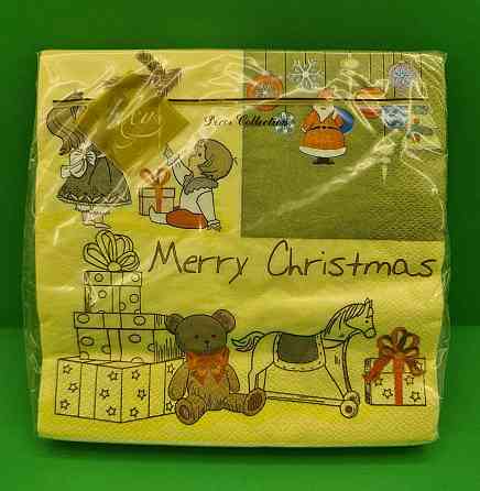 Серветки для декупажу ЗЗхЗЗ 20шт Новорічні мрії (1 пач.) Харків