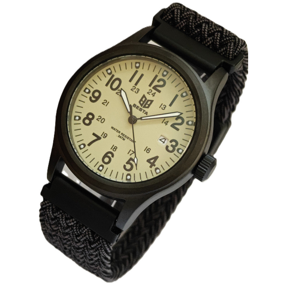 Часы мужские тактические наручные Besta Command Green Nylon (2 ремешка) Киев - изображение 7