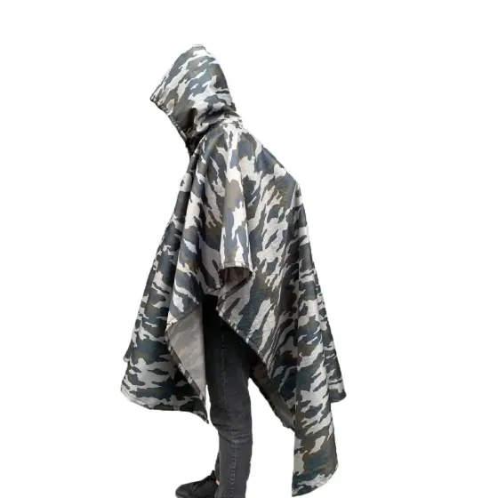 Камуфляжный дождевик военный, Дождевик Плащ-Палатка, Пончо Дождевик для ЗСУ, Дождевик армейский Коломия