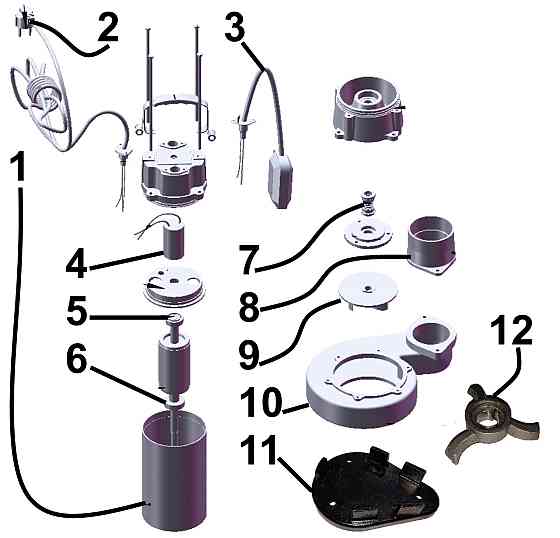 Насос фекальный с режущим механизмом Optima V 550 DF 0,55 кВт (000013620) Киев