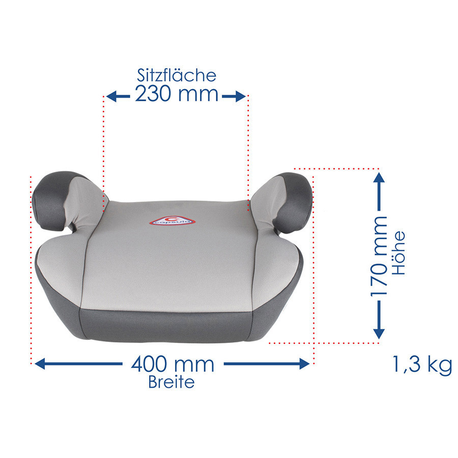Автокрісло бустер "JR4", Capsula, 15-36kg, 4-12років, сірий, 774020 Київ - фото 7