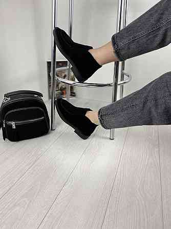 Daragani Черевики жіночі Daragani чорні натуральна замша весна-осінь висота 9 см (3159) 37р.40р Коломыя