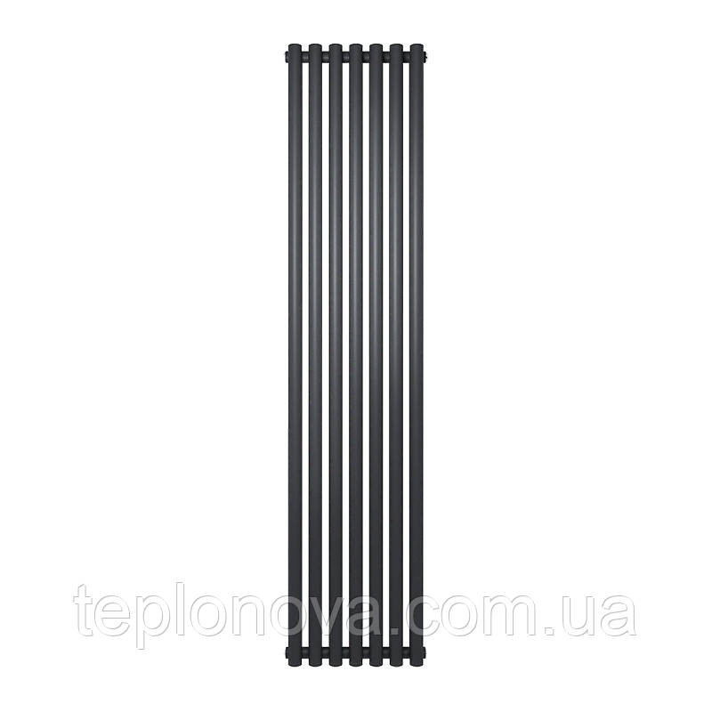 Дизайнерский радиатор 1800/413 (мм) черный мат IDEALE GLORIA (универсальное подключение) Черновцы - изображение 1