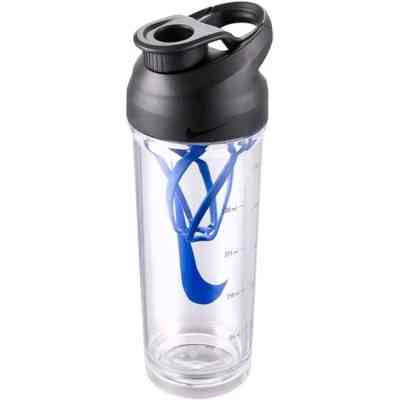 Пляшка для води Nike TR Recharge Shaker Bottle 2.0 24 OZ чорний, синій 709 мл N.101.0724.913.24 (887791762313) Вінниця