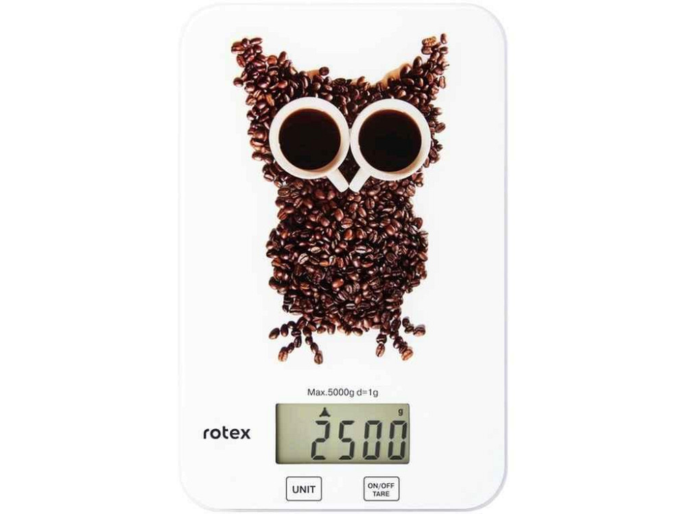 Весы кухонные 5 кг RSK14-O owl ТМ ROTEX Киев - изображение 1