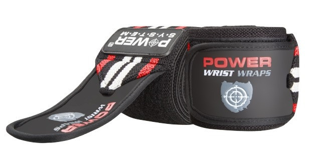Бинти для зап'ясть (кистьові бинти) Power System PS-3500 Wrist Wraps Red/Black  (пара) Луцк - изображение 1