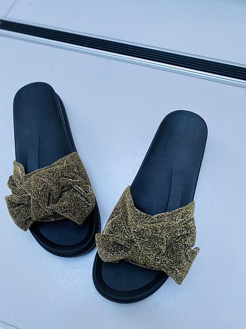 No brend Шльопанці жіночі 954 зелені (літо, тканина) (1864) Коломыя - изображение 4