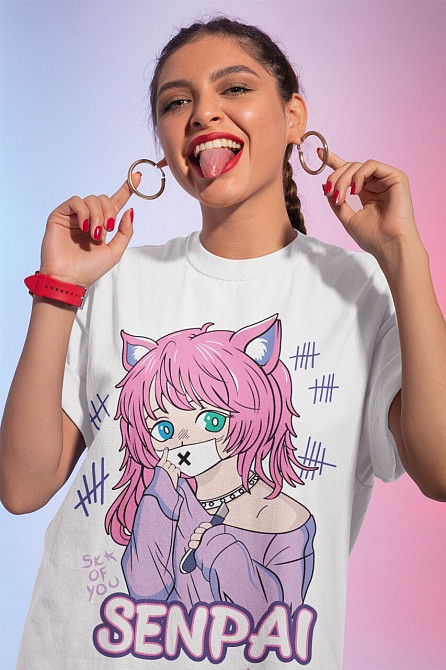 Футболка для мальчика аниме Аниме Ваифу Материал Дарлинг оверсайз (рост от 165 до 180 ) Черний AnimeJ0221m Днепр - изображение 1