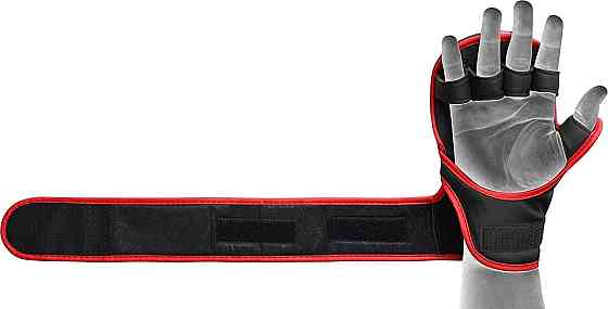 Перчатки для ММА (Греплинговые перчатки) RDX F6 KARA Matte Red Plus S/M (капа в комплекте) Киев