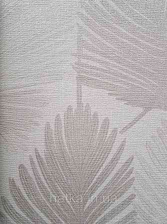 Шпалери вінілові на флізеліні AS creation Metropolitan stories By Time 0,53х10 листя папороті сріблясті білі Київ