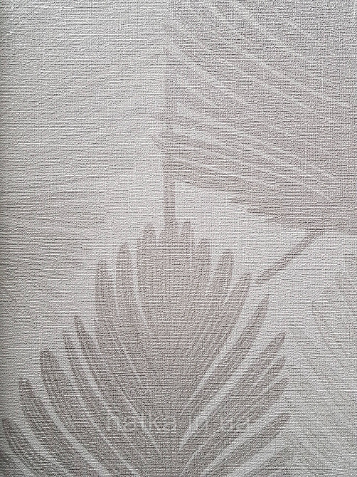 Шпалери вінілові на флізеліні AS creation Metropolitan stories By Time 0,53х10 листя папороті сріблясті білі Київ - фото 1