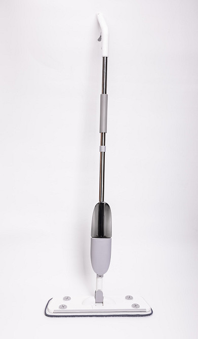 Household Швабра з розпилювачем води для миття підлоги з насадкою з мікрофібри та контейнером H Коломия - фото 8