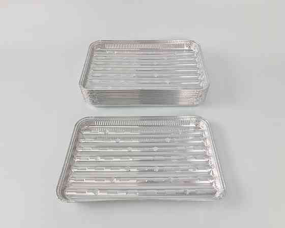 Форма для гриля прямоугольная алюминиевая 1550мл X20G(F) 100шт в упаковки (1 пачка) Харьков
