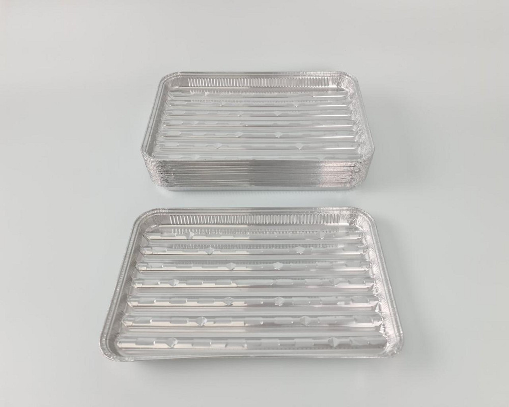 Форма для гриля прямоугольная алюминиевая 1550мл X20G(F) 100шт в упаковки (1 пачка) Харьков - изображение 3