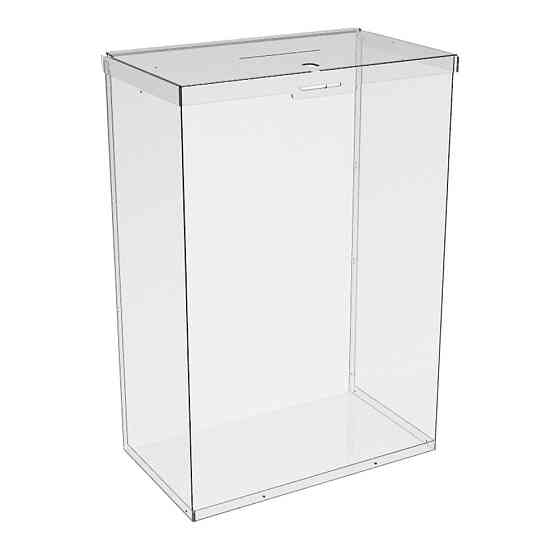 Ящик EKOSTAR с замком для пожертвований и сбора денег 340x200x500. Объем 34 литра Киев