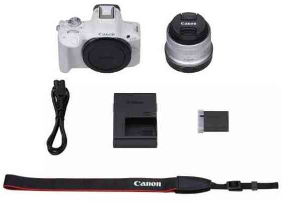 Фотоаппарат: Canon EOS R50 Kit RF-S 18-45mm IS STM White (5812C030) Харьков