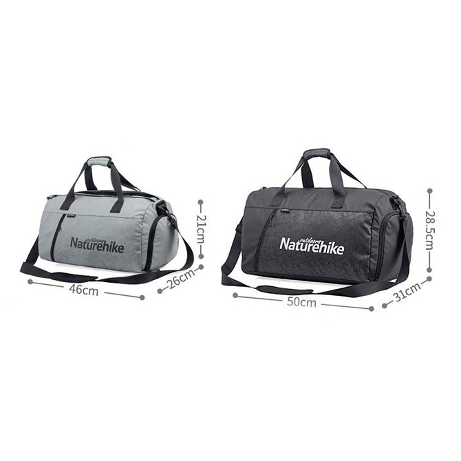 Сумка спортивна Naturehike NH19SN002, Розмір L, чорний Киев - изображение 5