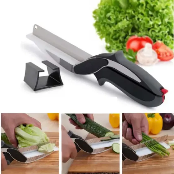 Умный нож ножницы 2 в 1 Clever Smart Cutter Коломия