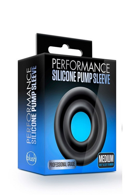 Насадка для мужской вакуумной помпы Performance черная, 6.2 см MEDIUM Sex Aura Киев - изображение 3
