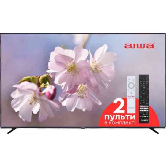 TV 65 AIWA 65AN7003UHD 4K UHD/DLED/T2/Android 11/2 x12W/Dolby Digital/HDMI/Wi-Fi/VESA 400x200 M6/Bla Киев