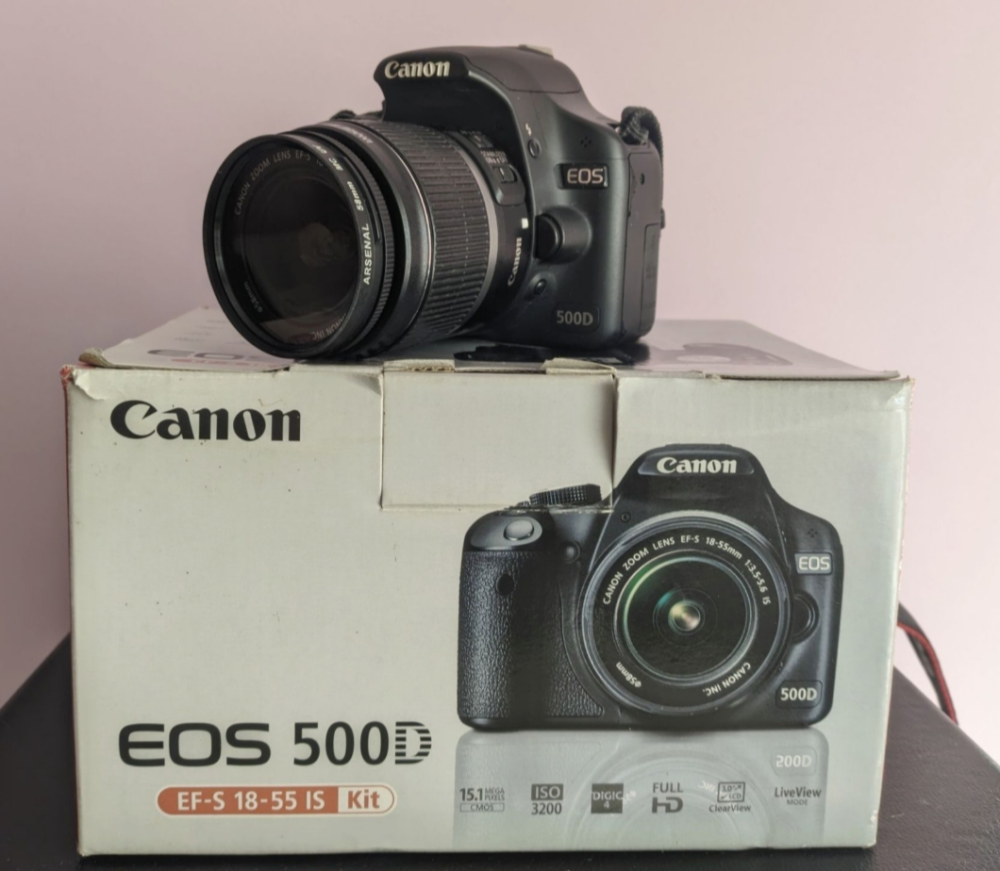 Фотоапарат Цифровий, Дзеркала: Canon 500D+16Gb. SD. Харків - фото 1