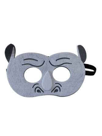 Дитяча маска Носоріг one size сірий Київ