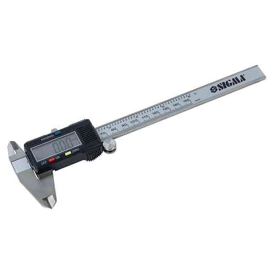 Штангенциркуль цифровой 150мм точность ±0.02мм (пенал) SIGMA (3923021) Киев