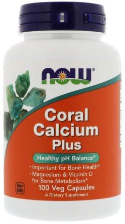 Кораловий кальцій плюс Now Foods Coral Calcium Plus 100 капс Київ
