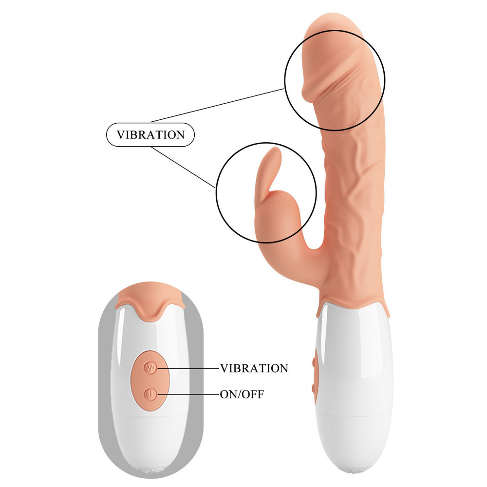 Вібратор - Pretty Love Easter Bunny Vibrator Flesh Sex Aura Київ - фото 7