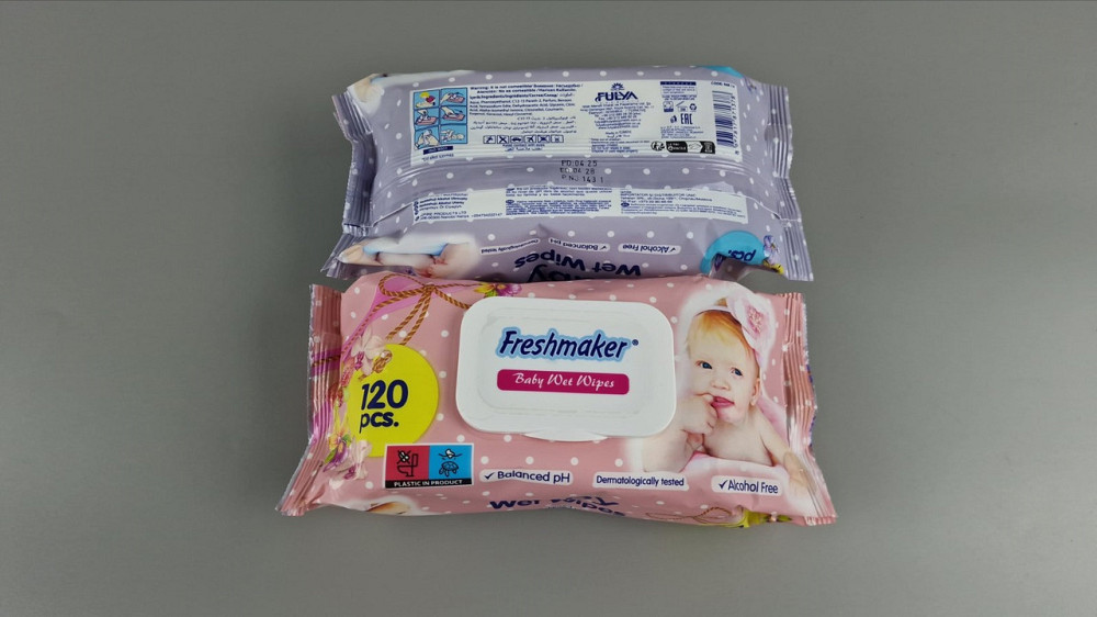 Волога серветка 120 шт. "Freshmaker" клапан (1 пачка) Харків - фото 6