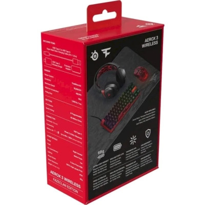 Мишка SteelSeries Aerox 3 Bluetooth RGB Faze Clan Edition Red (62609) Вінниця - фото 5