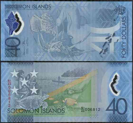 Solomon Islands Соломонові Острови Соломоны - 40 Dollars 2018 UNC Полтава