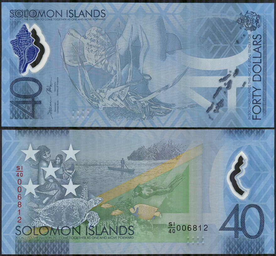 Solomon Islands Соломоновы Острова Соломоны - 40 Dollars 2018 UNC Полтава - изображение 1