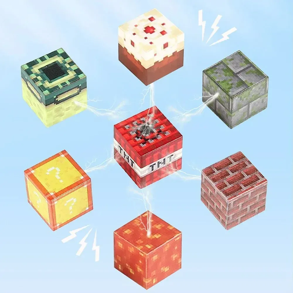Магнитный конструктор Minecraft, кубики на магнитах детский Майнкрафт, 105 Киев - изображение 4