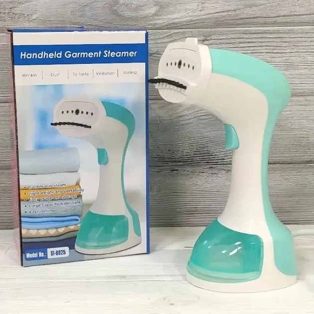 Відпарювач SI-6025 Steam Brush CAS із щіткою 1100 Вт та резервуаром 200 мл для прасування речей пором Одеса - фото 8